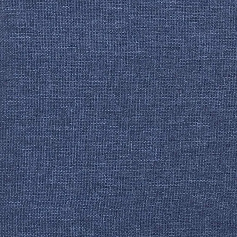 Cadre de lit sans matelas avec tête de lit bleu 200x200cm tissu - 11