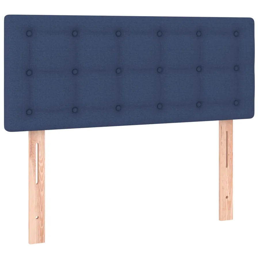 Tête de lit à LED Bleu 80x5x78/88 cm Tissu - 4