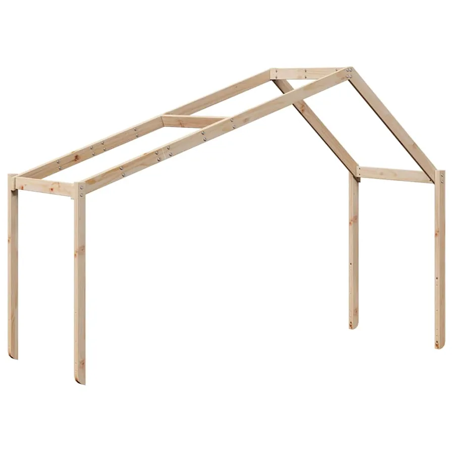 Toit de lit pour enfants 213x85,5x144,5 cm bois de pin massif - 2