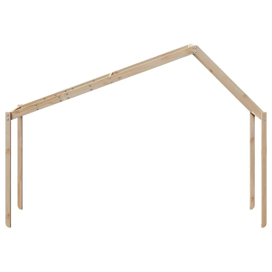 Toit de lit pour enfants 213x85,5x144,5 cm bois de pin massif - 4