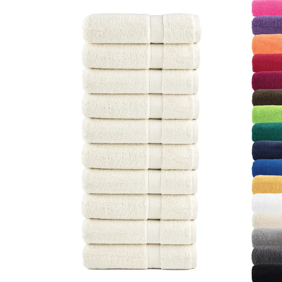 Serviettes de bain de qualité supérieure SOLUND 10 pcs 600g/m² - 2