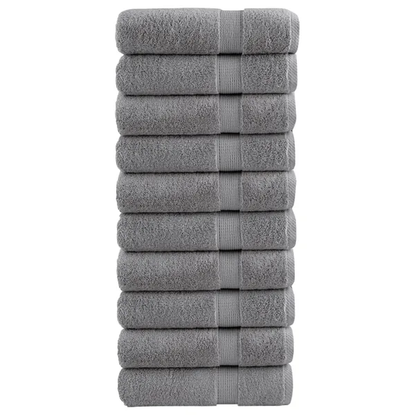 Essuie-mains de qualité supérieure SOLUND 10 pcs gris 600 g/m²