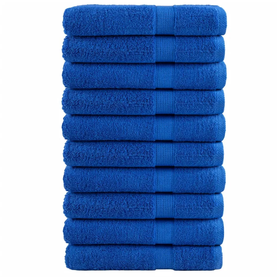 Serviettes de qualité supérieure SOLUND 10 pcs bleu 600 g/m²