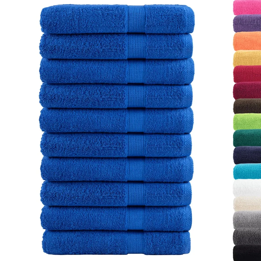Serviettes de qualité supérieure SOLUND 10 pcs bleu 600 g/m² - 2