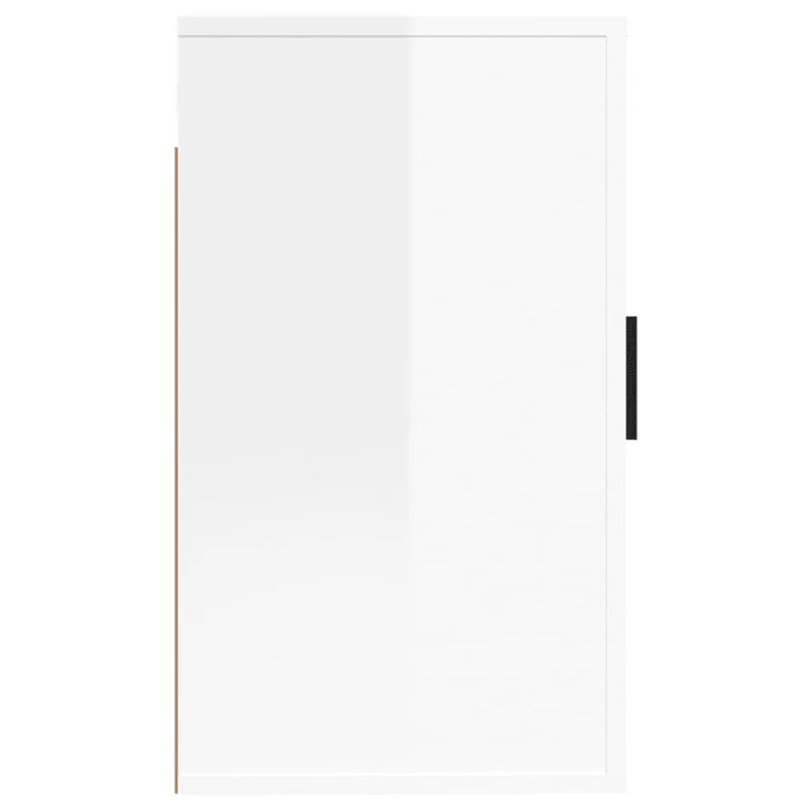 Meubles TV muraux 2 pcs Blanc brillant 40x34,5x60 cm - 7