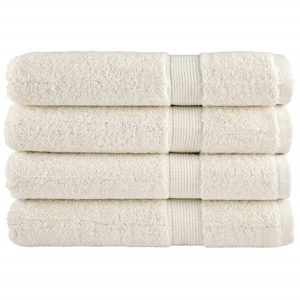 Serviettes de sauna de qualité supérieure SOLUND 4 pcs crème