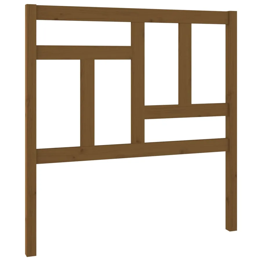 Tête de lit Marron miel 80,5x4x100 cm Bois massif de pin - 2