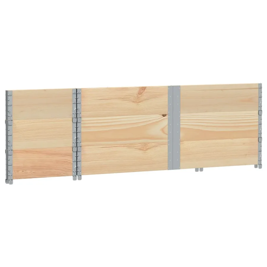 Jardinière 150x50 cm bois de pin massif - 6