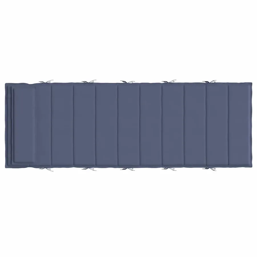 Coussin de chaise longue bleu marine 180x60x4 cm tissu oxford - 5