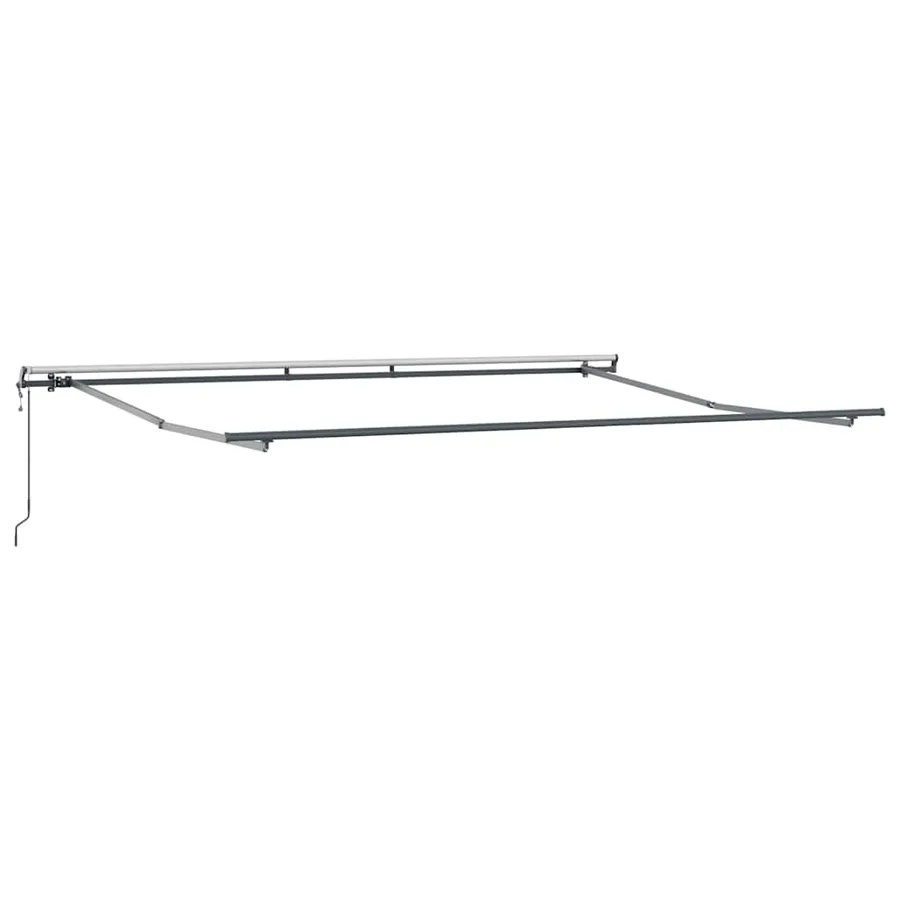 Auvent rétractable automatique anthracite et blanc 450x300 cm - 5