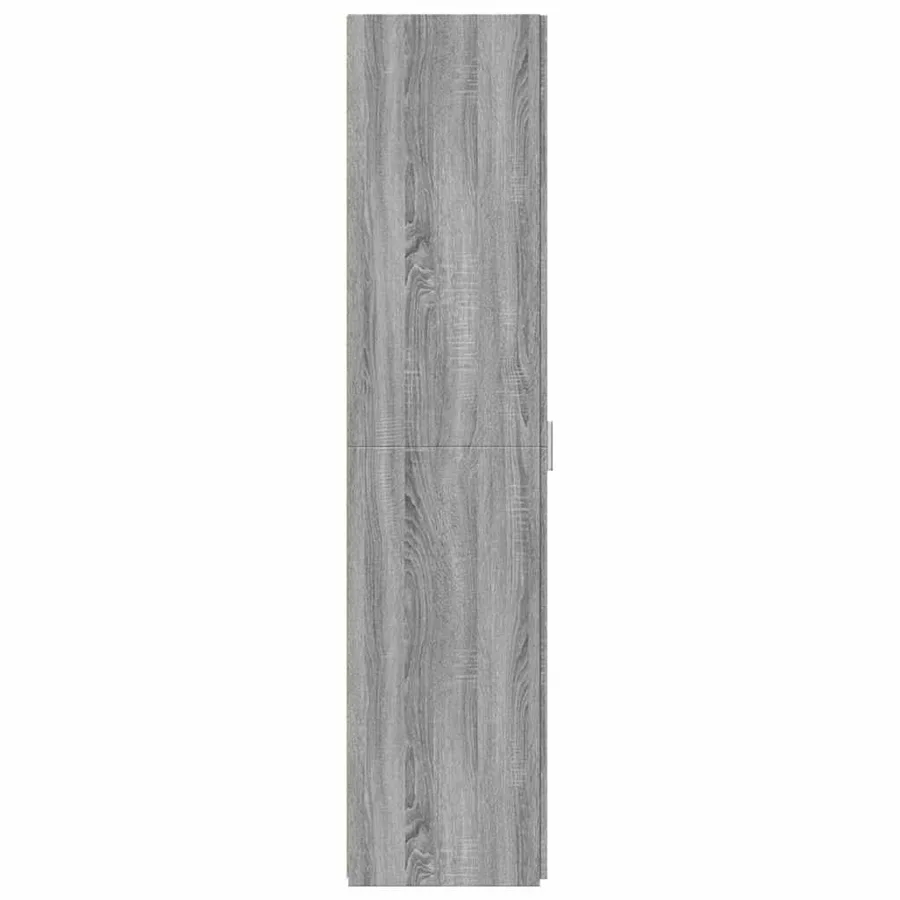 Buffet haut sonoma gris 45x42,5x185 cm bois d'ingénierie - 5
