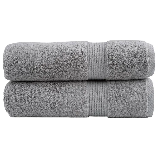 Essuie-mains de qualité supérieure SOLUND 2 pcs gris 600 g/m²