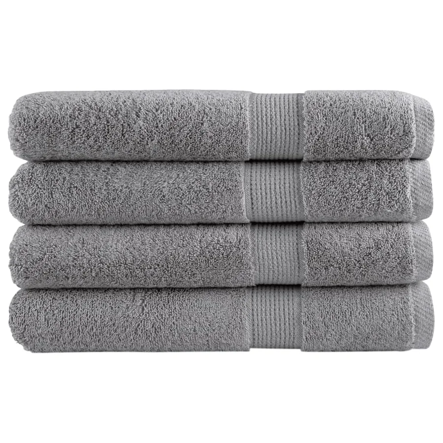 Serviettes de qualité supérieure SOLUND 4 pcs gris 600 g/m²