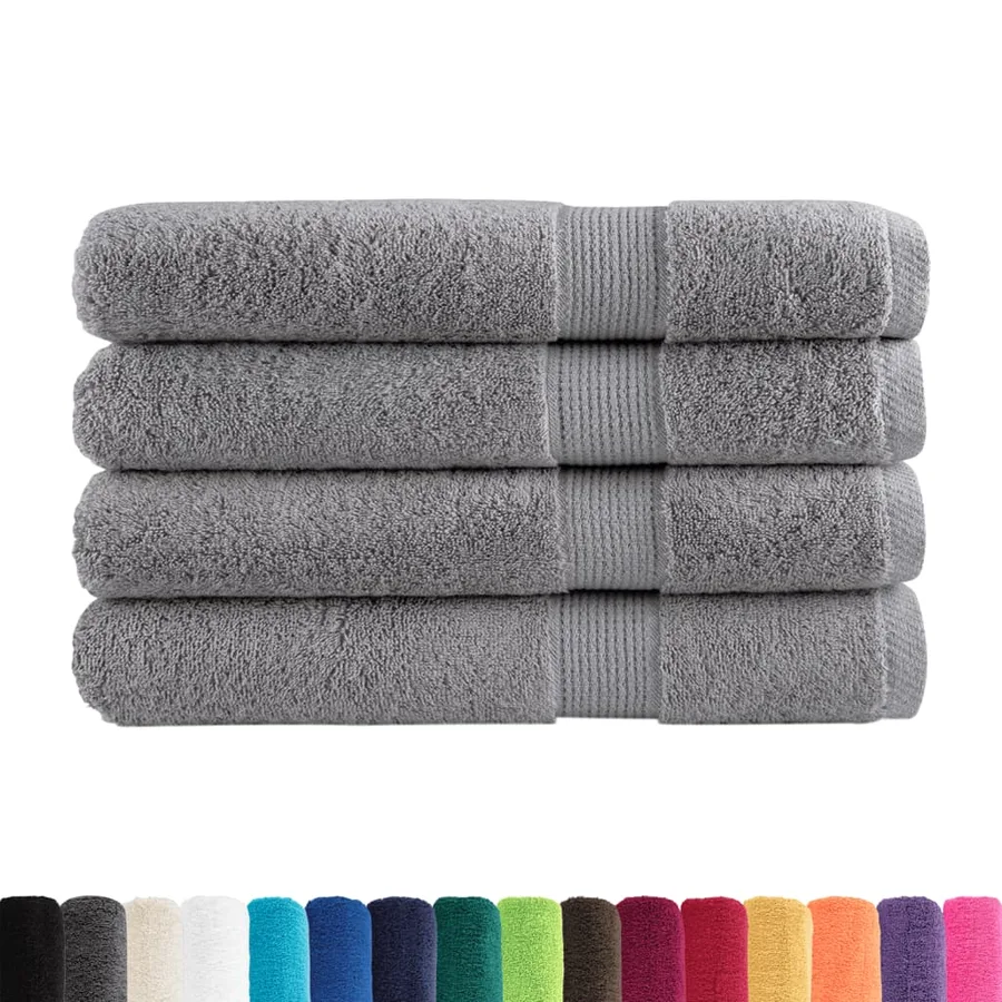 Serviettes de qualité supérieure SOLUND 4 pcs gris 600 g/m² - 2