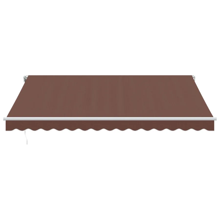 Auvent rétractable automatique marron 400x350 cm - 3