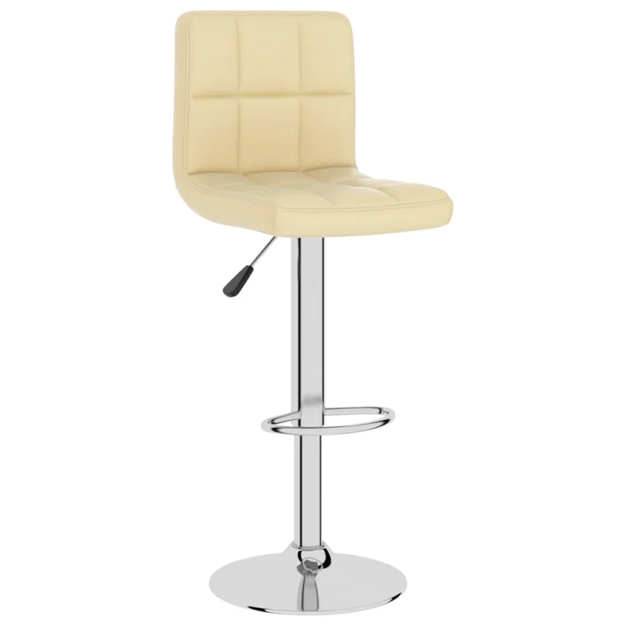 Tabouret de bar Crème Similicuir - 2