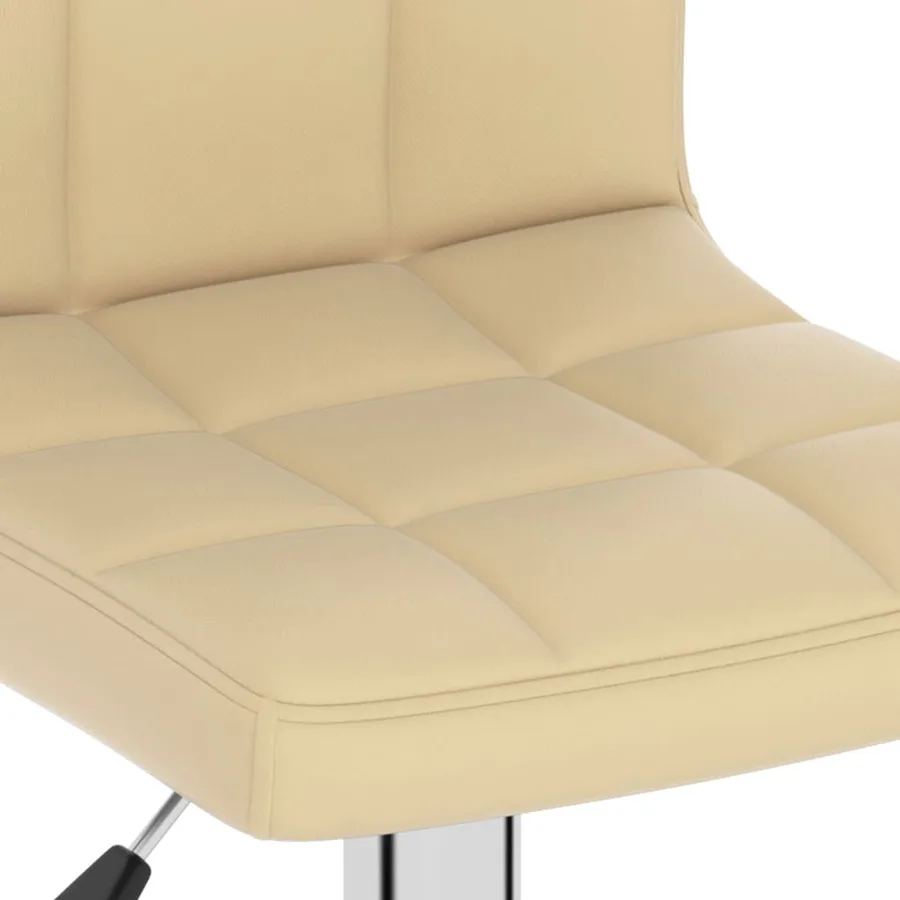 Tabouret de bar Crème Similicuir - 7