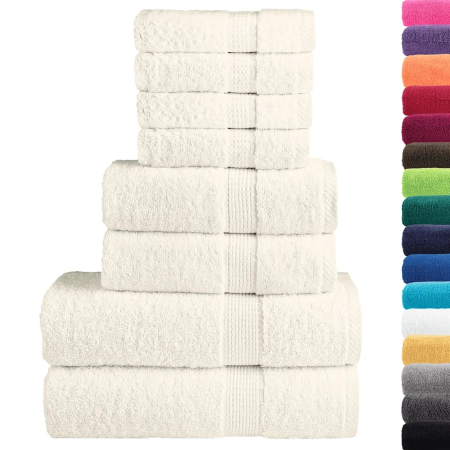 Ensemble de serviettes de qualité supérieure SOLUND 8 pcs crème - 2