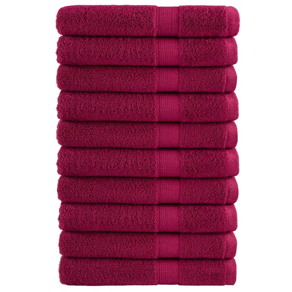Serviettes de qualité supérieure SOLUND 10pcs bordeaux 600 g/m²