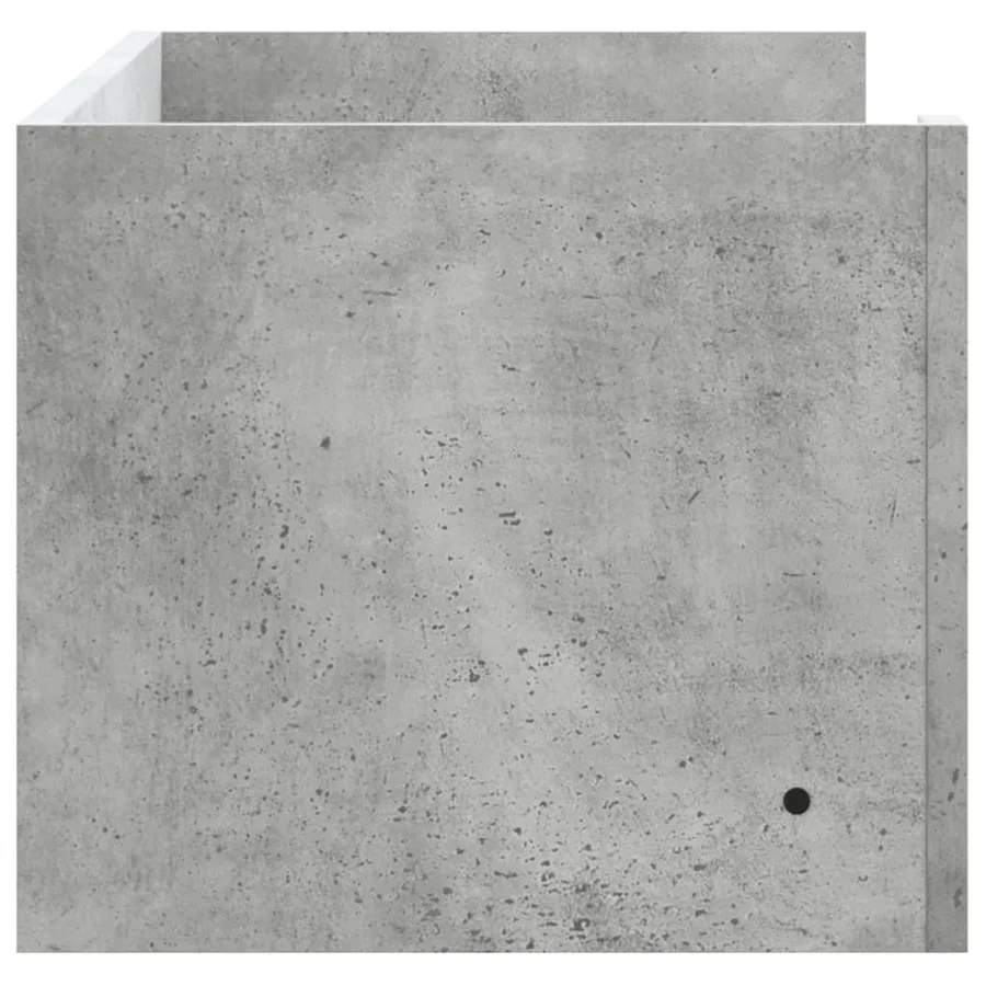Étagère murale gris béton 100x35x30,5 cm bois d'ingénierie - 5