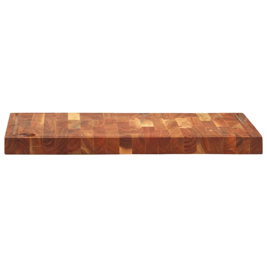 Planche à découper 42x30x4 cm bois d'acacia massif - 4