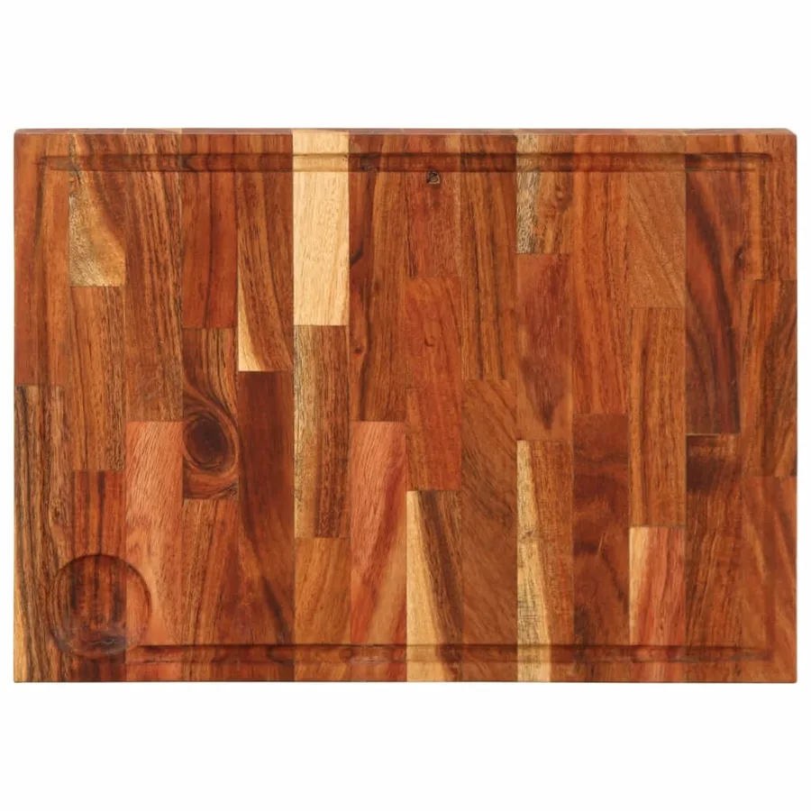 Planche à découper 42x30x4 cm bois d'acacia massif - 7