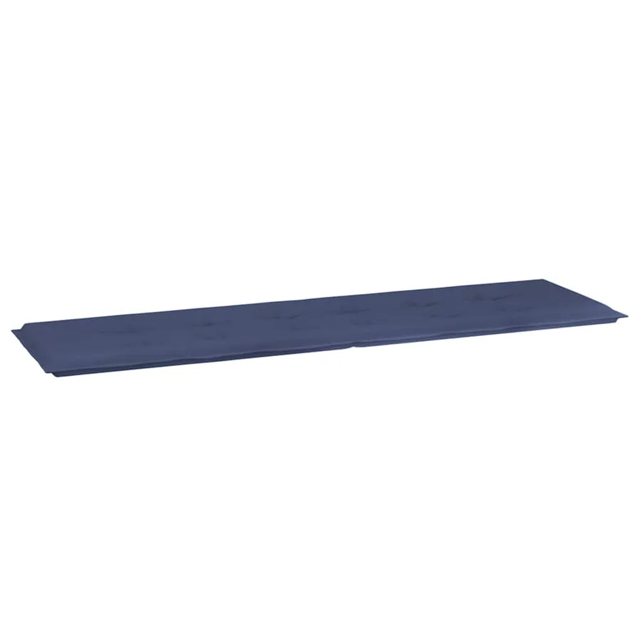 Coussin de banc de jardin bleu marine 180x50x3 cm tissu oxford - 2