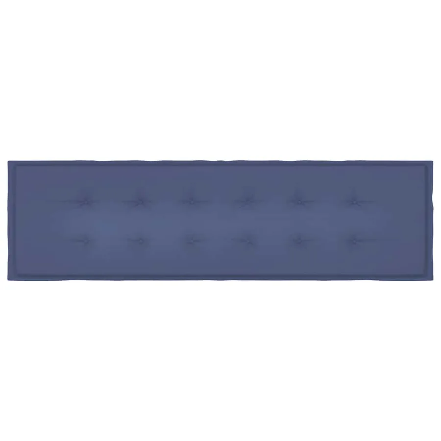 Coussin de banc de jardin bleu marine 180x50x3 cm tissu oxford - 4