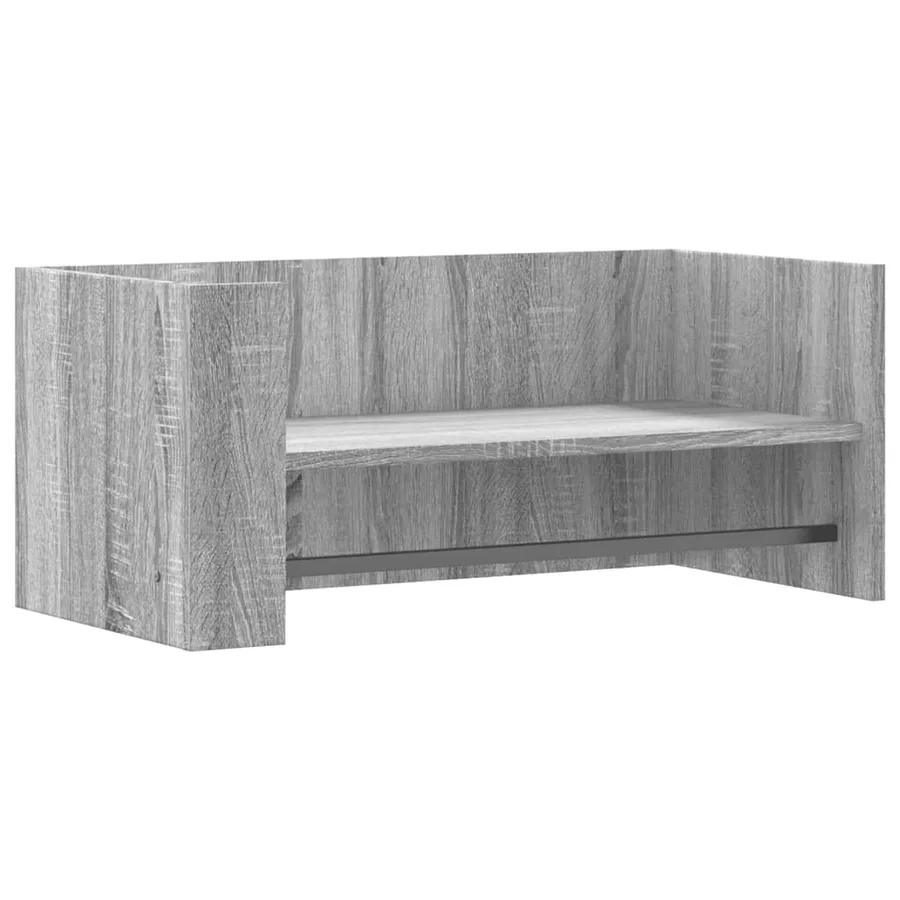 Étagère murale sonoma gris 70,5x35x30,5 cm bois d'ingénierie - 2