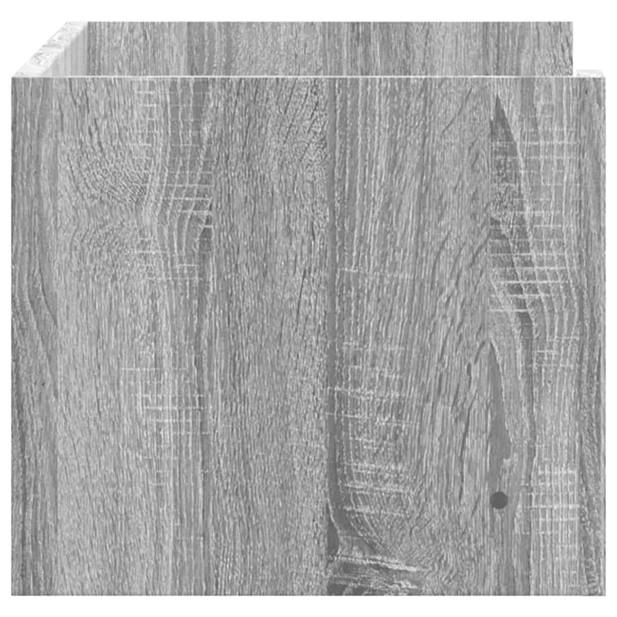 Étagère murale sonoma gris 70,5x35x30,5 cm bois d'ingénierie - 5