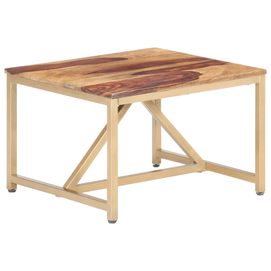 Table d'appoint 60x60x40 cm Bois massif - 10