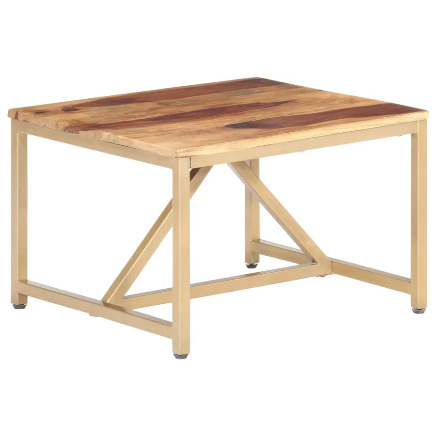 Table d'appoint 60x60x40 cm Bois massif - 11