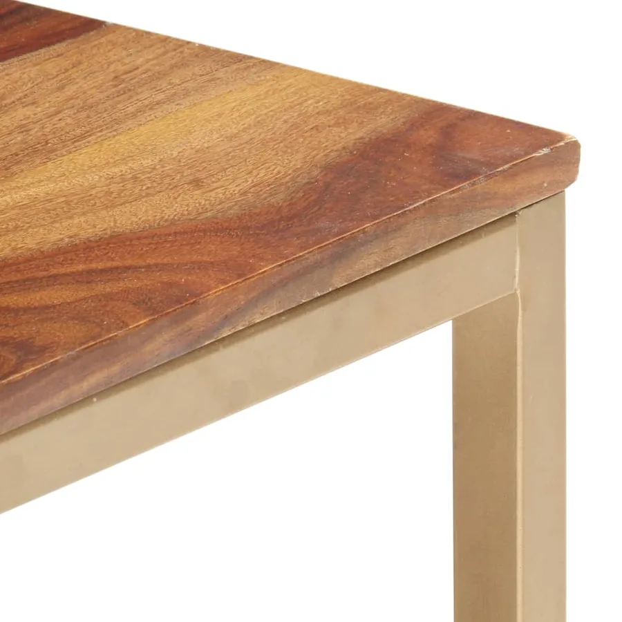 Table d'appoint 60x60x40 cm Bois massif - 4