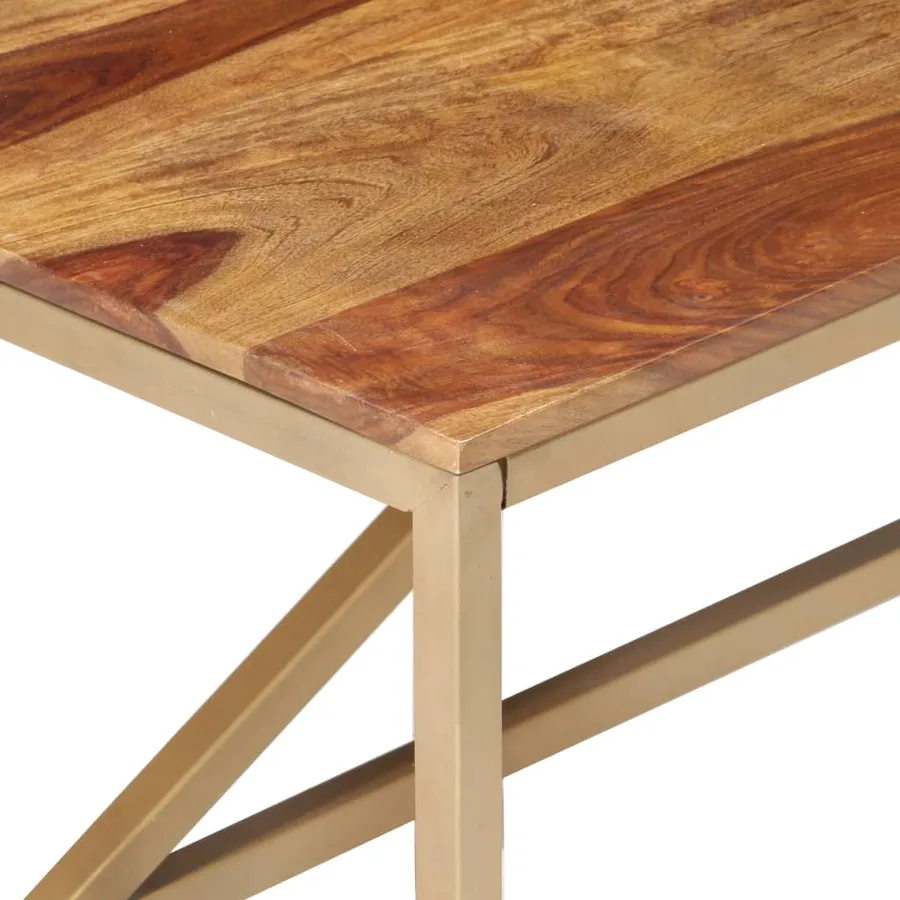 Table d'appoint 60x60x40 cm Bois massif - 5