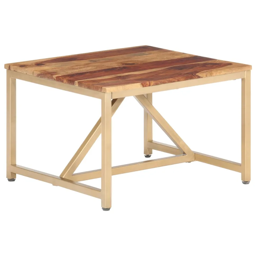 Table d'appoint 60x60x40 cm Bois massif - 8