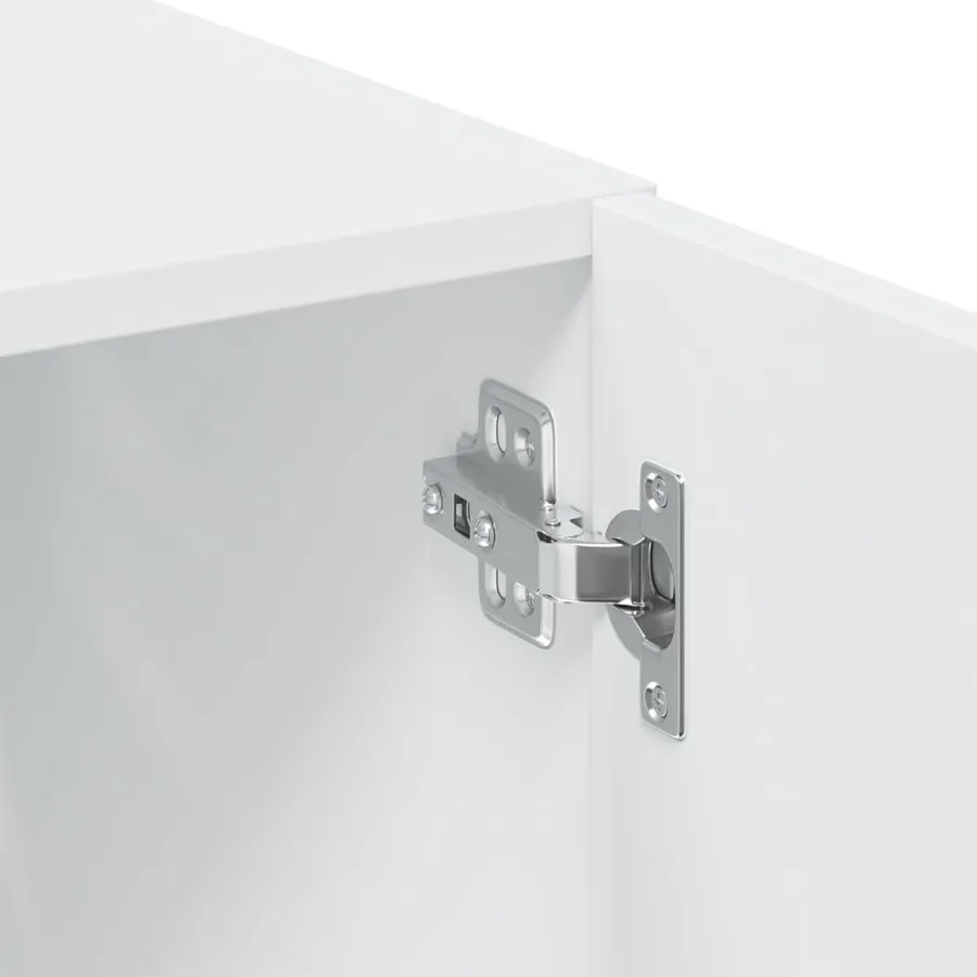 Armoire de rangement blanc 80x42,5x225 cm bois d'ingénierie - 11