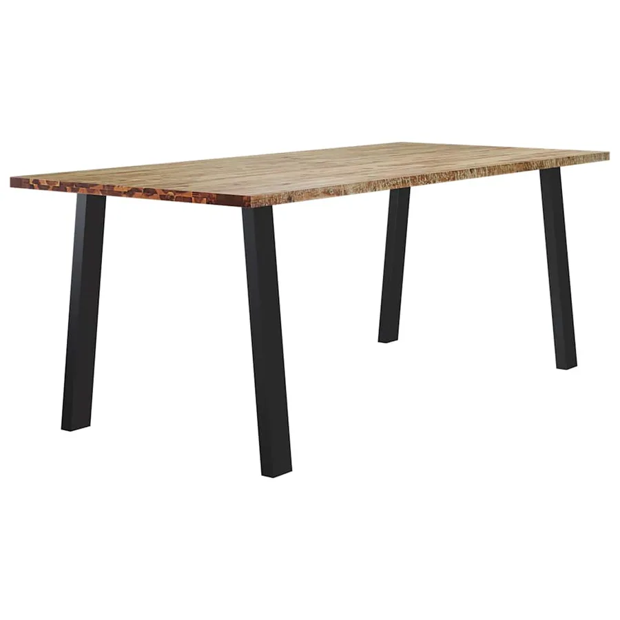 Table à manger 200x90x75 cm bois d'acacia solide - 3