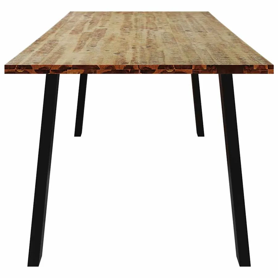 Table à manger 200x90x75 cm bois d'acacia solide - 5