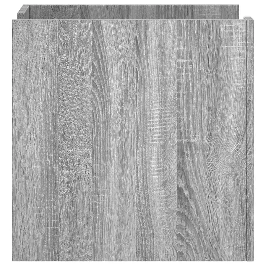 Table de chevet sonoma gris 45x50x50 cm bois d'ingénierie - 5