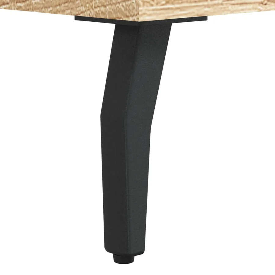Buffet chêne sonoma 69,5x34x90 cm bois d'ingénierie - 10