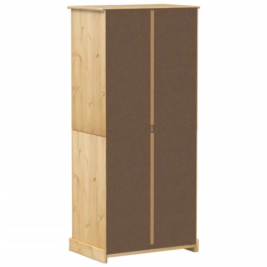 Garde-robe Corona 76x50x170 cm bois de pin massif - 6