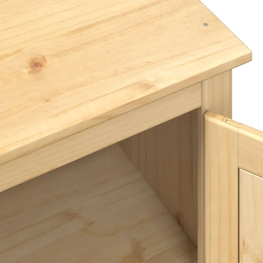 Garde-robe Corona 76x50x170 cm bois de pin massif - 7