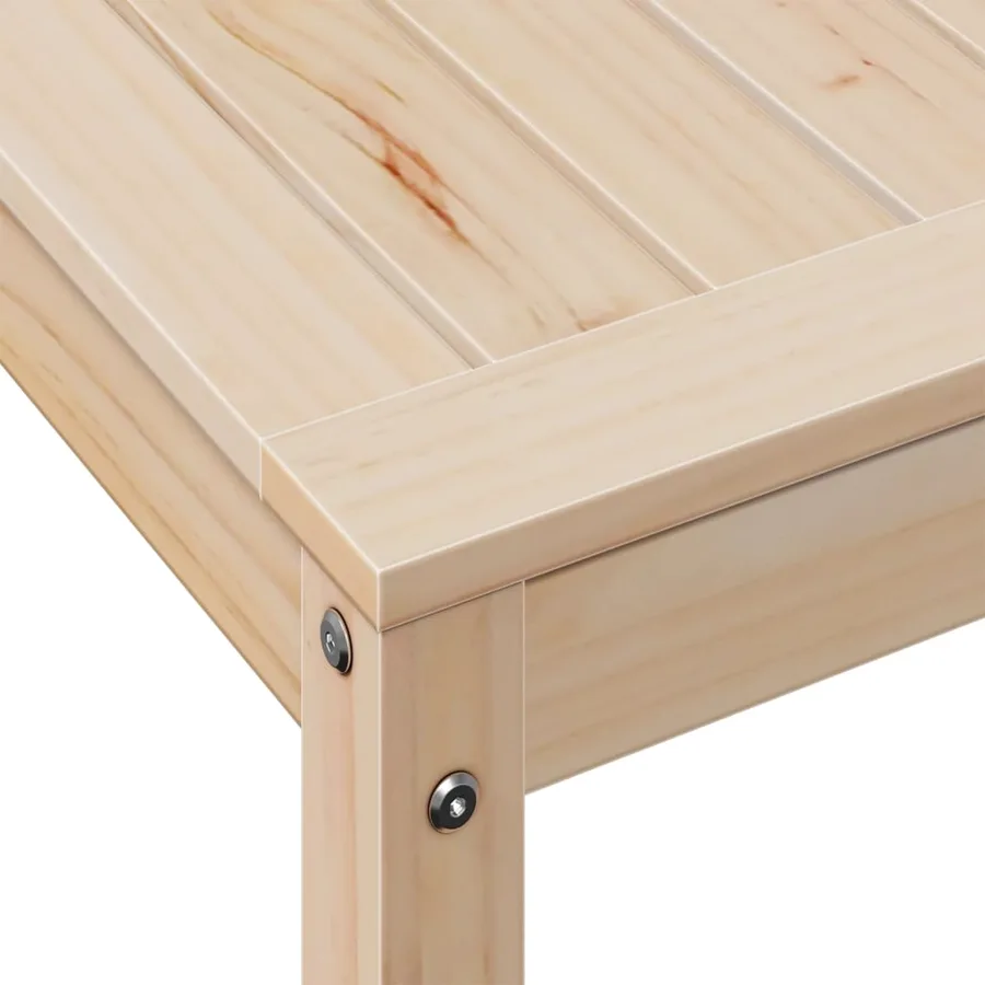 Table de rempotage avec étagère 108x50x75 cm bois massif de pin - 8