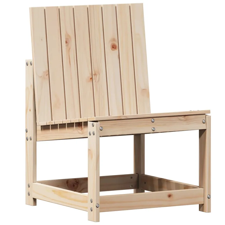 Salon de jardin 3 pcs bois massif de pin - 4