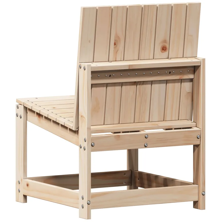 Salon de jardin 3 pcs bois massif de pin - 6