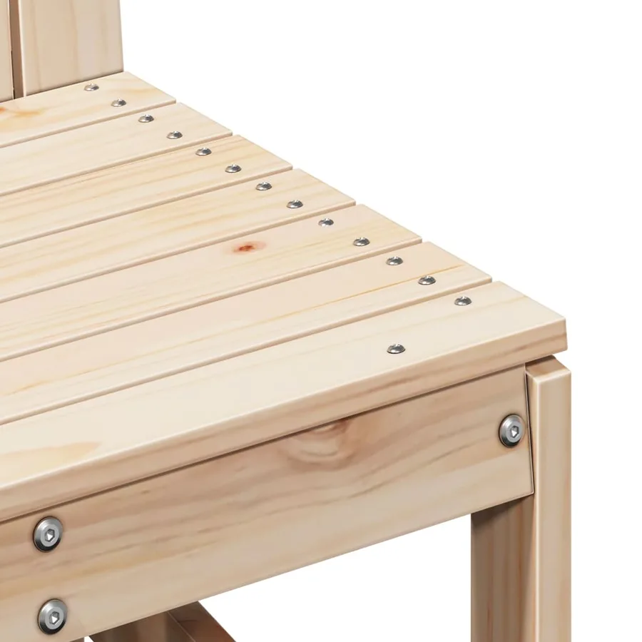 Salon de jardin 3 pcs bois massif de pin - 8