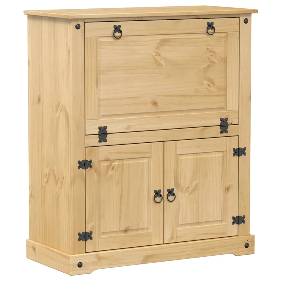 Armoire à vin Corona 97x45x114 cm bois de pin massif - 2