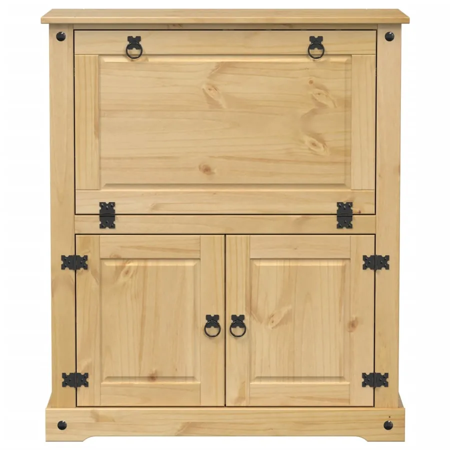 Armoire à vin Corona 97x45x114 cm bois de pin massif - 4