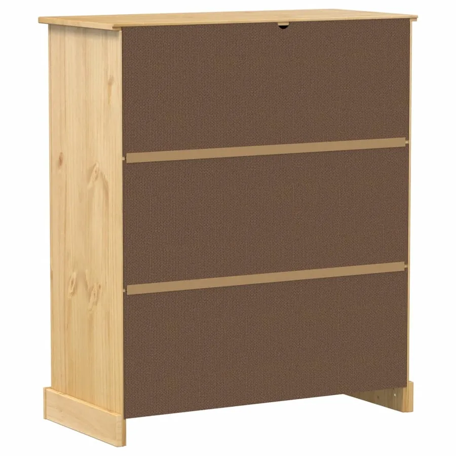 Armoire à vin Corona 97x45x114 cm bois de pin massif - 6
