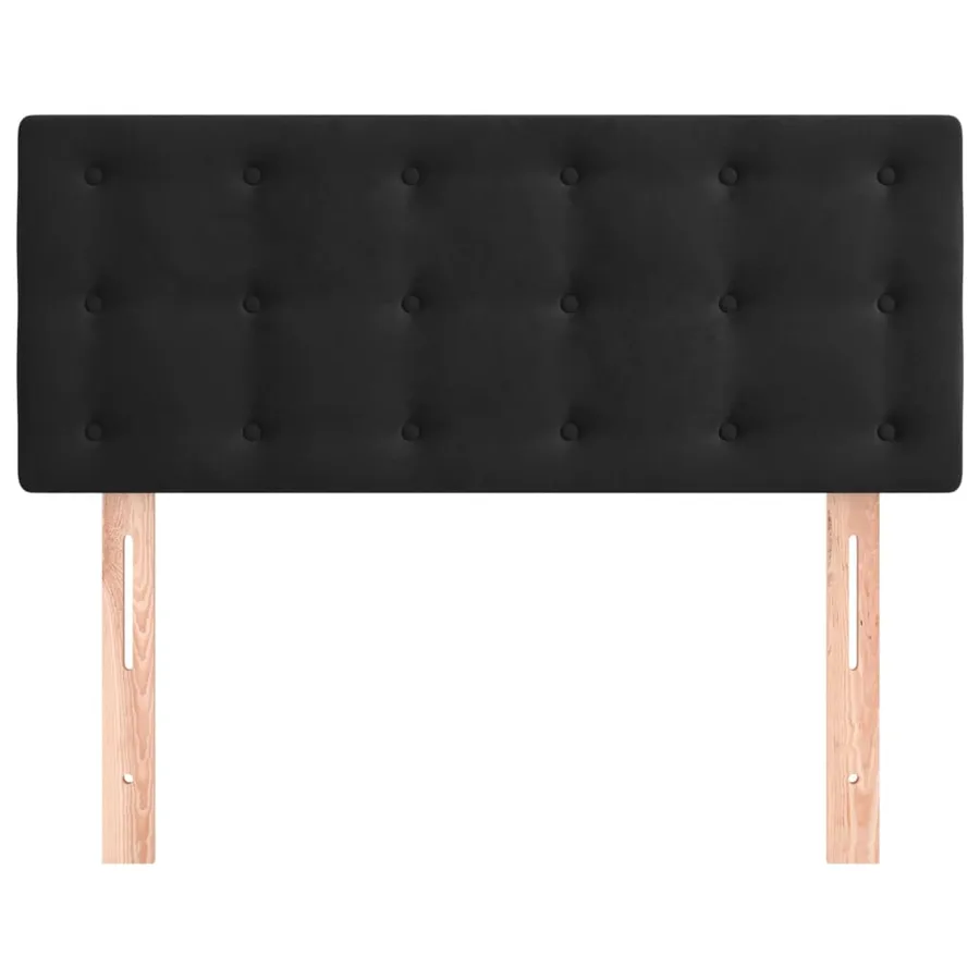 Tête de lit Noir 100x5x78/88 cm Velours - 3